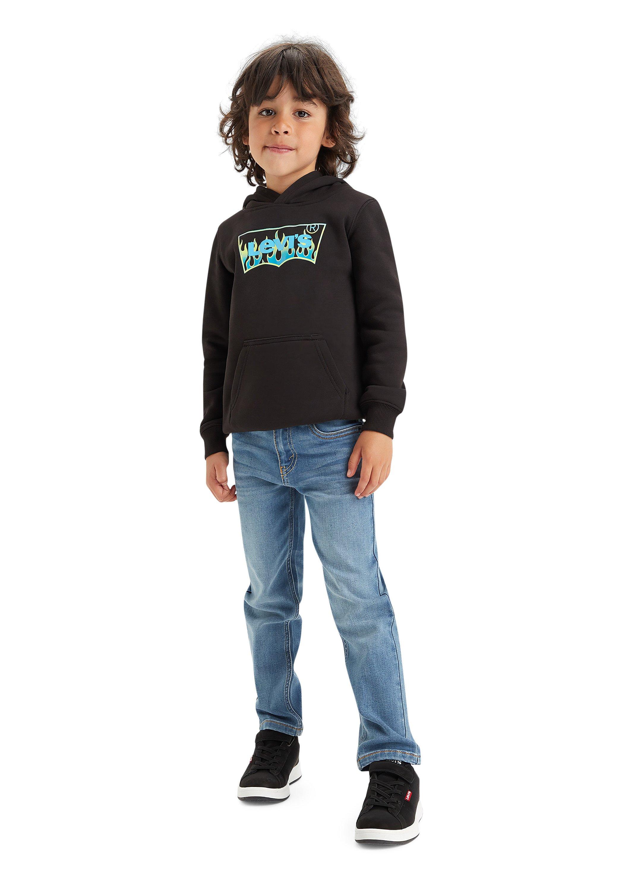 Levi's Little Boys' 502 Strong Performance Tapered Fit Lt Wash Blue Denim Jeans - BLUE